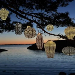 Solarlaterne 'Round 30', Taupe, Ø 30 X 29 Cm -Gartengeschäft Im Freien 72462 lumiz IMG 8262 123930 14