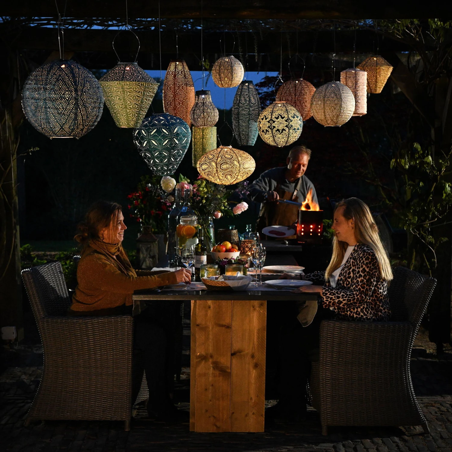 Solarlaterne 'Long Oval 20', Seablue, Ø 20 X 45 Cm 10 Solarlaterne 'Long Oval 20', Seablue, Ø 20 X 45 Cm – Bild 8