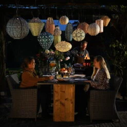 Solarlaterne 'Balloon XL', Helltaupe, Ø 35 X 50 Cm -Gartengeschäft Im Freien 72462 lumiz cover2 123927 3