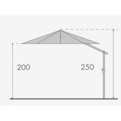 Doppler Pendelschirm 'Expert 350' Aus Aluminium, Ø 350 Cm -Gartengeschäft Im Freien Expert Pendel 350 Abmessung 67442