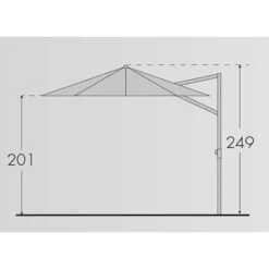 Doppler Pendelschirm 'Ravenna Smart 300', Um 360° Drehbar, Ø 300 Cm 12 Doppler Pendelschirm 'Ravenna Smart 300', Um 360° Drehbar, Ø 300 Cm -Gartengeschäft Im Freien Ravenna smart 300 Abmessung 67463