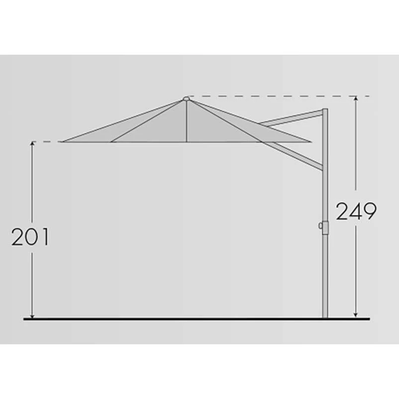 Doppler Pendelschirm 'Ravenna Smart 300', Um 360° Drehbar, Ø 300 Cm 7 Doppler Pendelschirm 'Ravenna Smart 300', Um 360° Drehbar, Ø 300 Cm – Bild 5